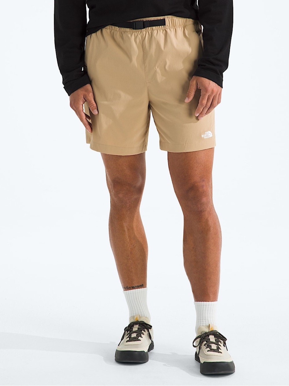 The North Face Men's Class V Pathfinder Belted Hiking Shorts - Tan Khaki Size XL